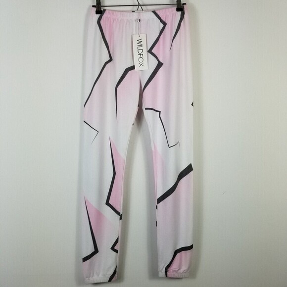 Wildfox Women Beach Bums Sherpa Fleece Easy Sweatpants S - Picture 1 of 5